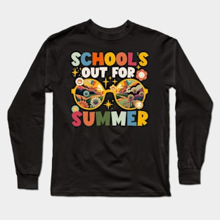 Retro Last Day of School's Out For Summer Long Sleeve T-Shirt